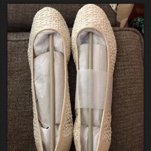 Size 13 Lucky Brand Crochet / lace Flats - 13